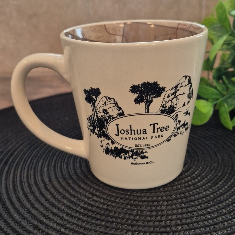 MCGOVERN & CO. Joshua Tree National Park Ceramic Map Mug